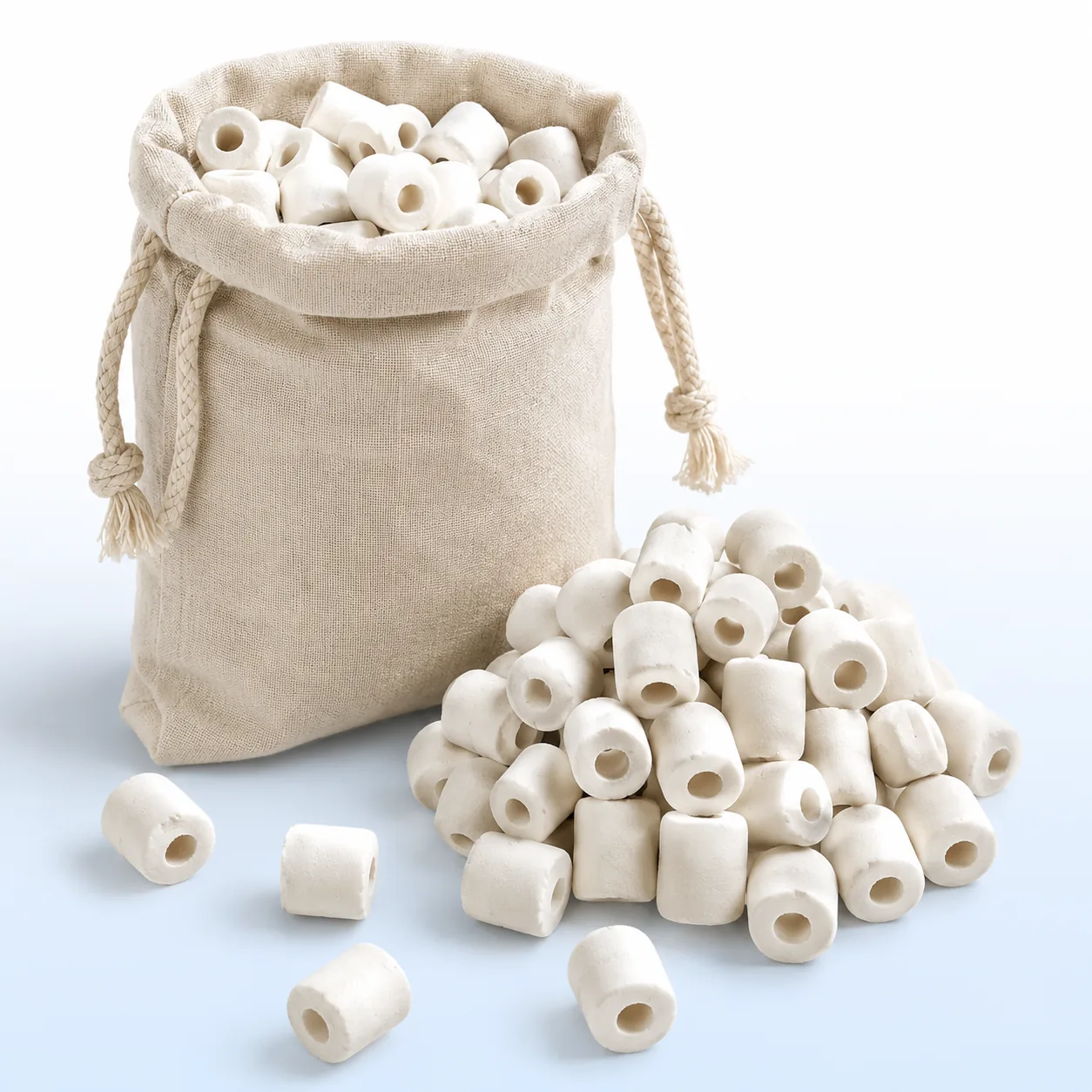 Lot de 35 perles de céramique fermentée — bestseller famille